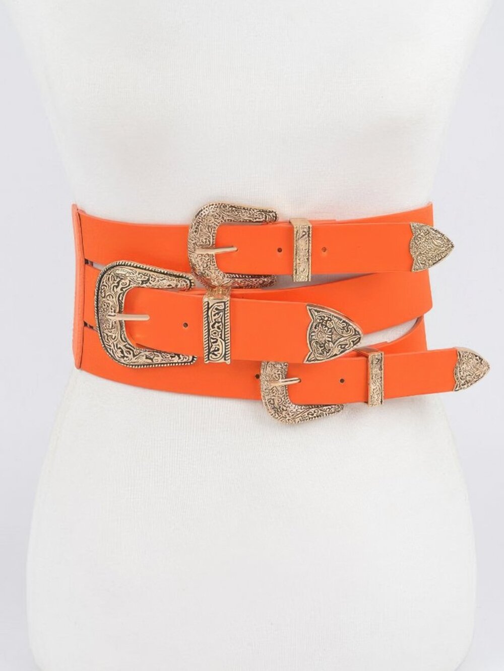 Multi Buckles Elastic Belt